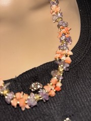 Beautiful vintage multi-strand twisted necklace
