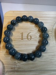 Natural A-Grade Jade ice blue water jadeite beads bracelet 10mm stretch new