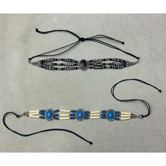 Native Style Adjustable Bone Choker Necklaces