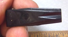 Vintage 1920 Bakelite Dress Clip, new unused! amazing find! 1.75 in, beautiful!