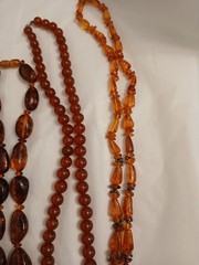 Amber Jewelry Lot Reconstituted & Baltic Amber Mixed Lot READ Descrip