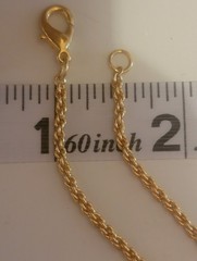 Gorgeous VTG Tennis Racket & Ball Charm Necklace Chain+ Pendant Taiwan Gold 👀
