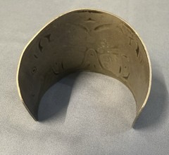 Bell Nickel Silver Cuff Bracelet