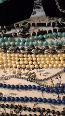 15 Vintage Retro MCM Beaded Necklace Various Colors