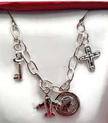 Unisex 950 Sterling Silver Travel Bracelet