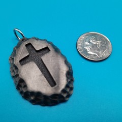 Vintage Coventry Cross Pendant, No Chain, 1970s Jewelry, Unisex