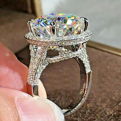 3.50Ct Lab Created Round Cut Diamond Halo Engagement Ring 14K White Gold Plated