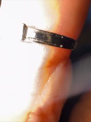 art Deco 7 Stone Single Cut diamond 14k band wedding estate antique ring