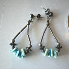 VTG and Modern 19 Piece Turquoise/Coral Costume Jewelry Lot Variety Materials