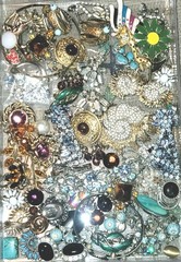 VTG Harvest Craft Repair Wear BEAUTIFUL Rhinestone Jewelry Repair High End Lot