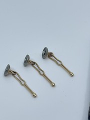 Krementz Larter shirt Bodkin studs Mother of pearl and seed pearl center