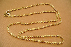 14KT. SOLID YELLOW GOLD ITALY STAR 57 AR 18 ” CHAIN NECKLACE- 3 GRAM