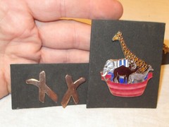 Sterling Silver Jewelry Lot Topazio Brooch Earrings Military Noah’s Ark + (521H