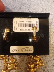 Lot Of 5 Vintage Three Ladies by Roxsann, Gold Tone Clip On And Pierced Earrings