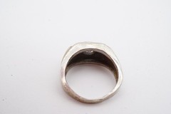 Vintage Sterling Silver 925 Iolite Sapphire Ring Size 9.75 Mens