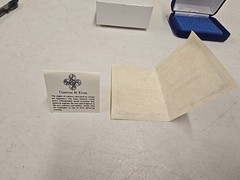 Camrose & Kross Jackie Kennedy Morning Mist Brooch W/ Box & COA