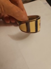 Jewelry Mexican Silver Enamel Alpaca Shell Cuff Floral Bracelet New 1763