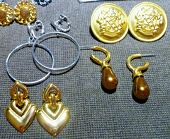 Unique Variety 16 Pair LOT All BRAND DESIGNER PIERCED EARRINGS