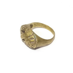 VINTAGE ANCIENT RING WITH ROMAN TOUCH NEAR EASTERN GILDING EXTREMELY INCREDIBLY