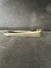 VINTAGE STERLING SILVER BABY DIAPER PIN unmarked No Brand