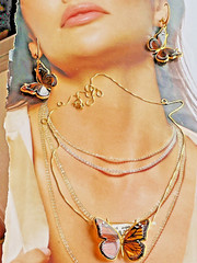 14K Gold Filled Butterfly Genuine Baltic Amber Earrings Vintage Butterscotch 925