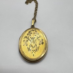 24 Inch 12K Gold Filled Picture Locket Necklace