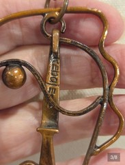 Vintage Rebajes Modern Kinetic Picasso Style Face Necklace