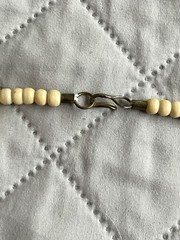 Vintage Necklace Multi-Strand Yak Bone from Nepal Handmade Ethnic Authentic