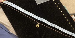 Vintage Sorrento 12 Kt Gold Filled & Jade Necklace w/earrings
