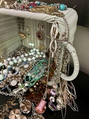 Vintage Costume Jewelry 60 Pieces Many Signed All Wearable Boho