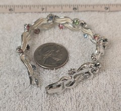 Vintage Arthur Pepper Mode-Art Art Exquisite Rhinestone Bracelet