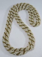 Simulated Pearls Jewelry Lot Mix Match W/ Seed 1 Signed Monet Vintage D1809