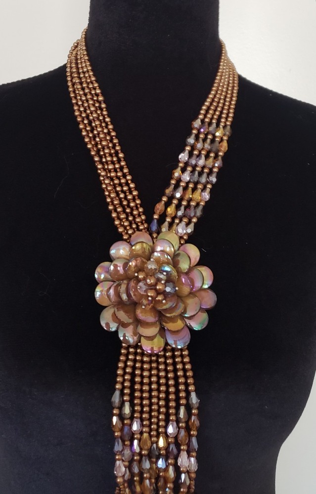 Joan Rivers RETIRED “Starlet Style” Lariat Necklace in Iridescent Topaz