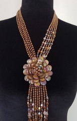 Joan Rivers RETIRED “Starlet Style” Lariat Necklace in Iridescent Topaz