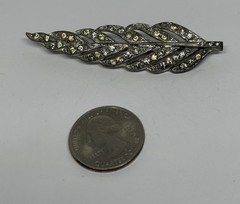 Antique to Vintage Lot of 8 Brooches ~ All Wearable Pot Metal, Enamel & More