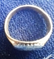 Vintage ArtDeco 1931 Bonner High School Signet Ring 10KGold 6 Grms Rare PreWWII