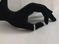 Wheeler Mfg Co Braided Ring Sterling Size 7 WMCO