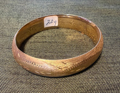 Vintage SOLID 14KT Gold Stamped 7″ Bracelet 19.6 Grams New Old Stock
