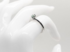 $4650 Tiffany & Co .39ct Natural Alexandrite Platinum Wedding Ring