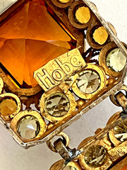 Exceptional Vintage Hobe Rhinestone Bracelet