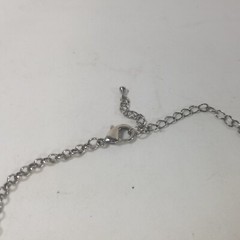 Vintage 90s Silver Tone Bull Head Horns Longhorn Repurposed Pendant Necklace