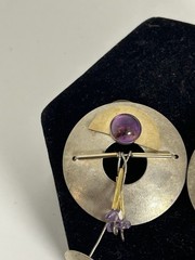 Vintage NYC Studio Kinetic Modern Earrings