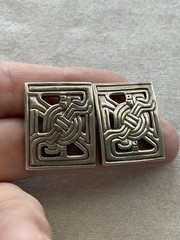 Metropolitan Museum of Art (MMA) sterling silver post earrings Vintage Estate