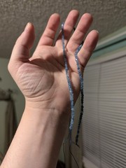 Santa Maria Aquamarine Crystal Bead Strand 15.25 In