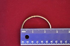 Vintage Sterling Silver Hinged Bangle Bracelet Diamond Cut Pattern 925 2.25in 6g