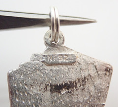 Vintage NF Sterling Silver Playing Deck of Cards Flush Full House Pendant Charm