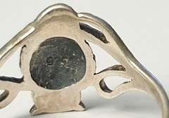 Unique Vintage Solid 925 Sterling Silver “Perched Owl on a Branch” Size 9 Ring