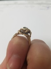 Antique 0.80ct Diamond Rose Motiff Ring