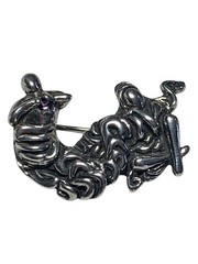Vintage Jane Iris Brooch Pin 925 Sterling Silver “Spirit Guide” New Old Stock