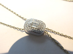 Beautiful Diamond Y Drop or Bolo Necklace 14k Gold One Size Fits All MAKE OFFER